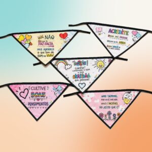 Bandana  Frases Motivacionais- 10 und