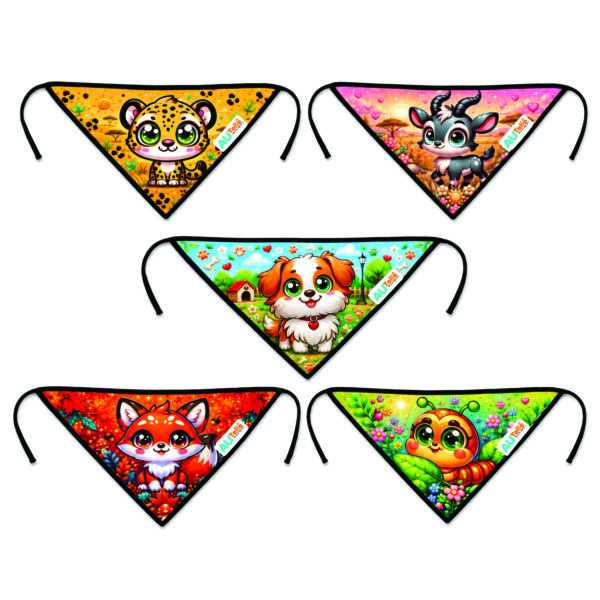 Bandana Bichinhos - 10 un.