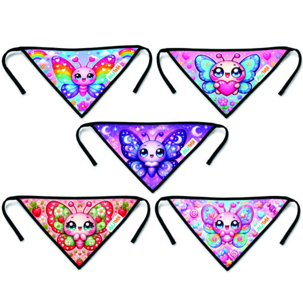 Bandana Borboletinhas - 10 un.