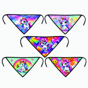 uns Bandana Unicórnio - 10 un.