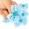 1186e906-2d77-464c-99ff-6d04e7500aaf Laço Duplo Sobreposto Xadrez Azul
